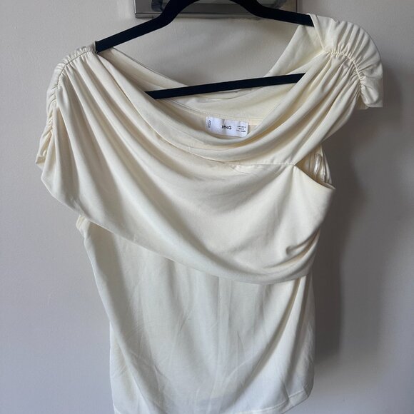 Mango cream asymmetric top - Picture 1 of 5